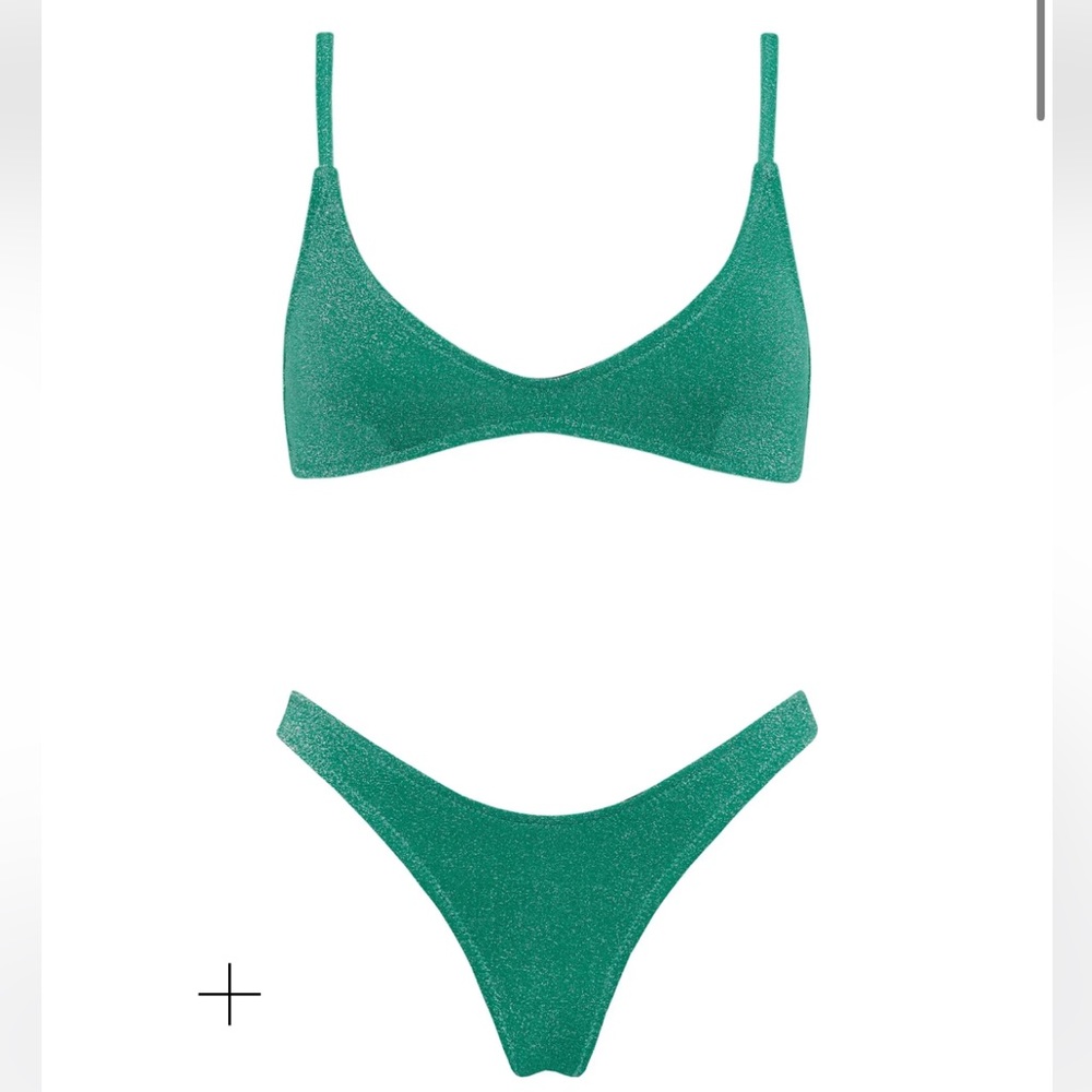 TRIANGL MAIA JADED SPARKLE BIKINI SIZE SMALL